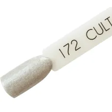 CULT Lakier Hybrydowy Srebrny Brokatowy 15 ml Silver Sparks 172