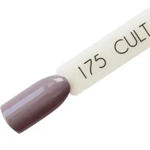 CULT Lakier Hybrydowy Delikatny Szaro Fioletowy Pastelowy Nude 15 ml Densa 175