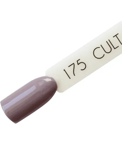 Delikatny Szaro Fioletowy Pastelowy Nude Lakier Hybrydowy CULT Colour Gel 15 ml - Densa 175