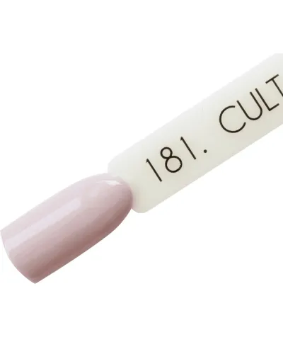 Hybrydowy Delikatny Szaro Beżowy Cielisty Pastelowy Nude Lakier Hybrydowy CULT Colour Gel 15 ml - Amorti 181