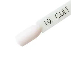 CULT Lakier Hybrydowy Delikatny Kremowy Pastelowy Nude 15 ml Soft Cream 19