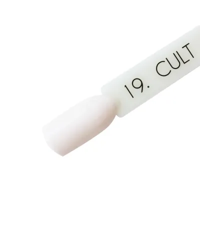 Delikatny Różowy Kremowy Pastelowy Nude Kremowy Lakier Hybrydowy CULT 15 ml Soft Cream 19 – Subtelna Elegancja i Trwałość