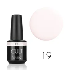 CULT Lakier Hybrydowy Delikatny Kremowy Pastelowy Nude 15 ml Soft Cream 19