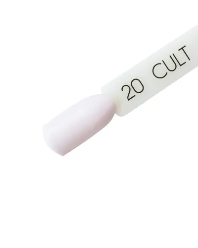 Delikatny Różowy Pastelowy Nude Lakier Hybrydowy CULT 15 ml Soft Nude 20 – Klasyczna Elegancja i Trwałość