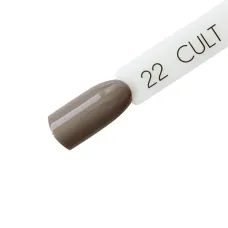 CULT Lakier Hybrydowy Szaro Brązowy 15 ml Stone 22