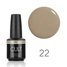 CULT Lakier Hybrydowy Szaro Brązowy 15 ml Stone 22