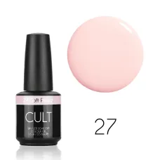 CULT Lakier Hybrydowy Delikatny Brzoskwiniowy Pastelowy Nude 15 ml Soft Peach 27