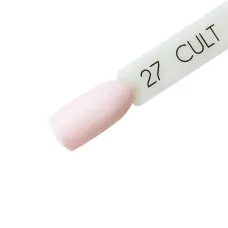 CULT Lakier Hybrydowy Delikatny Brzoskwiniowy Pastelowy Nude 15 ml Soft Peach 27