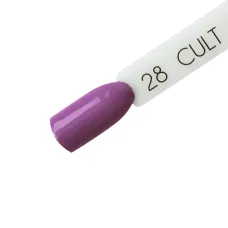 CULT Lakier Hybrydowy Fioletowy 15 ml Mod 28