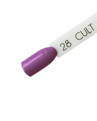 Fioletowy Lakier Hybrydowy CULT 15 ml Mod 28 – Klasyka Elegancji