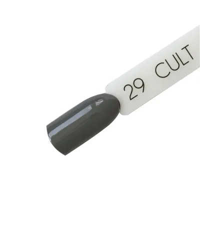 Szary Lakier Hybrydowy CULT 15 ml Smoke 29 – Wyrafinowany Minimalizm
