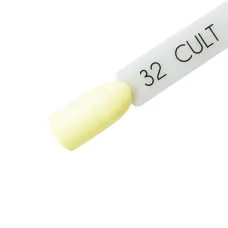 CULT Lakier Hybrydowy Delikatny Żółty Pastelowy Nude 15 ml Jonquil 32