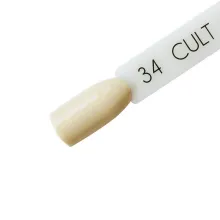 CULT Lakier Hybrydowy Delikatny Beżowy Cielisty Pastelowy Nude 15 ml Delicate 34
