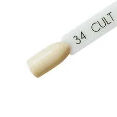 CULT Lakier Hybrydowy Delikatny Beżowy Cielisty Pastelowy Nude 15 ml Delicate 34