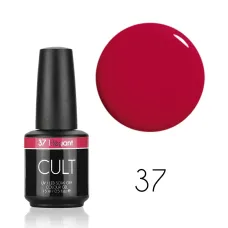 CULT Lakier Hybrydowy Różowo Czerwony 15 ml Elegant 37