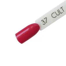 CULT Lakier Hybrydowy Różowo Czerwony 15 ml Elegant 37