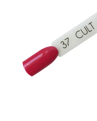 Różowo Czerwony Lakier Hybrydowy CULT 15 ml Elegant 37 – Klasa i Styl