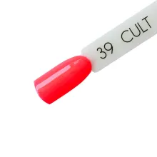 CULT Lakier Hybrydowy Różowy Neonowy Fluorescencyjny, Świecący 15 ml Cry Neon 39
