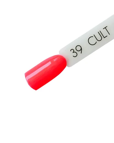 Różowy Neonowy Fluorescencyjny, Świecący  Lakier Hybrydowy CULT 15 ml Cry Neon 39