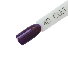 CULT Lakier Hybrydowy Ciemno Fioletowy 15 ml Wish 40