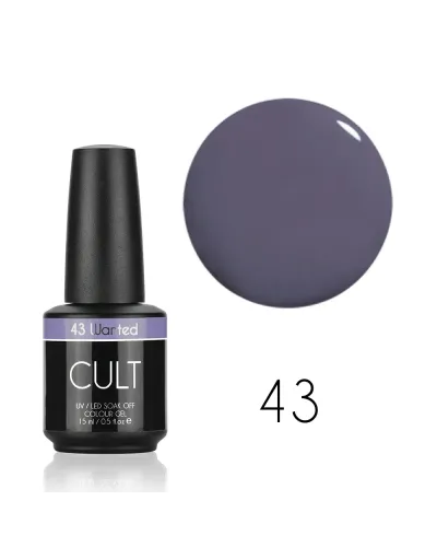CULT Lakier Hybrydowy Fioletowy 15 ml UV/LED Wanted 43