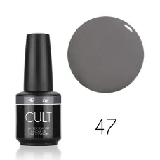 CULT Lakier Hybrydowy Szary 15 ml Gray 47