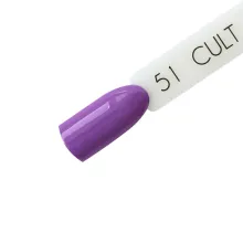 CULT Lakier Hybrydowy Jaskrawy Fioletowy 15 ml Violet 51