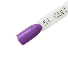 CULT Lakier Hybrydowy Jaskrawy Fioletowy 15 ml Violet 51