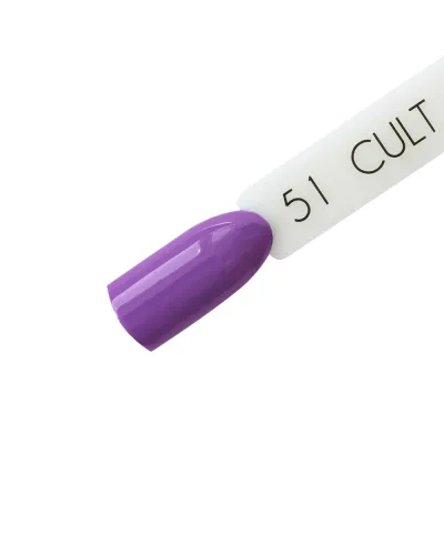 CULT Jaskrawy Fioletowy Lakier Hybrydowy 15 ml UV/LED Violet 51