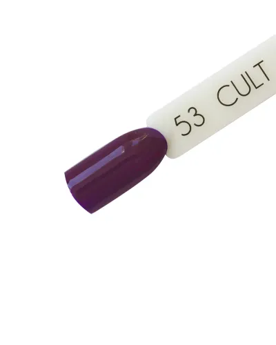 CULT Ciemno Fioletowy Lakier Hybrydowy 15 ml UV/LED Pleasure 53