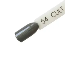 CULT Lakier Hybrydowy Szary Brokatowy 15 ml Posh 54