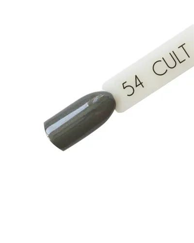 CULT Szary Brokatowy Lakier Hybrydowy 15 ml UV/LED Posh 54
