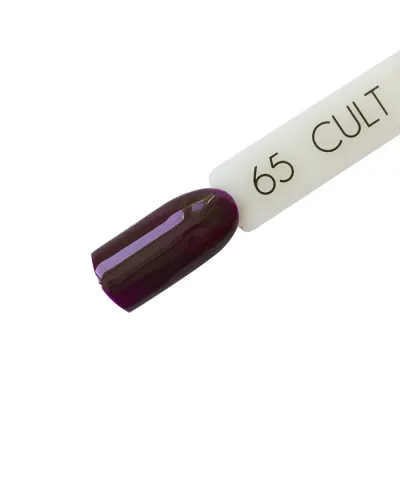 CULT Fioletowy Bakłażanowy Lakier Hybrydowy 15 ml UV/LED Eggplant 65