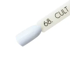 CULT Lakier Hybrydowy Delikatny Szaro Błękitny Pastelowy Nude 15 ml Soft Dove 68