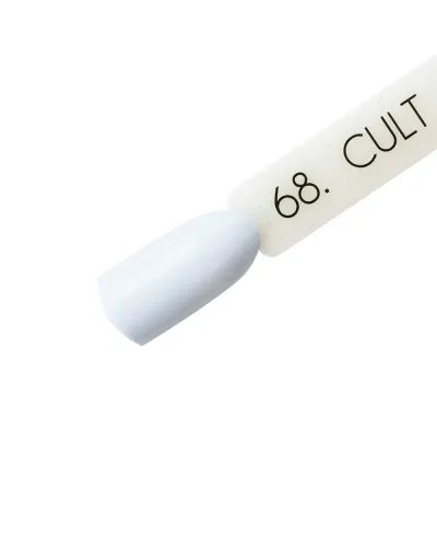 CULT Lakier Hybrydowy Delikatny Szaro Błękitny Pastelowy Nude 15 ml UV/LED Soft Dove 68