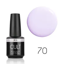 CULT Lakier Hybrydowy Delikatny Liliowy Pastelowy Nude 15 ml Soft Violet 70