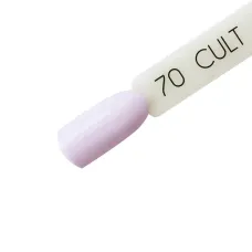 CULT Lakier Hybrydowy Delikatny Liliowy Pastelowy Nude 15 ml Soft Violet 70