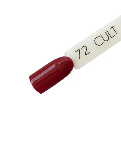 CULT Colour Gel | Lakier Hybrydowy 15 ml UV/LED Bordowy 72