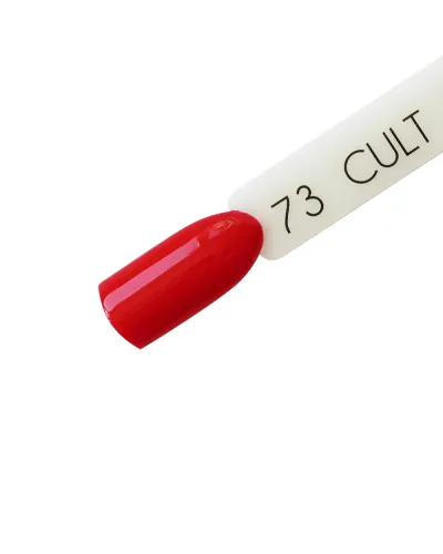 CULT  Jaskrawy Czerwony Lakier Hybrydowy 15 ml UV/LED Desired 73