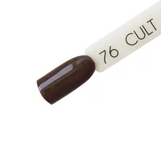 CULT Lakier Hybrydowy Brązowy Czekoladowy 15 ml Luxury Brown 76