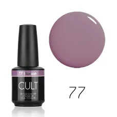 CULT Lakier Hybrydowy Przybrudzony Liliowy 15 ml Blossom 77