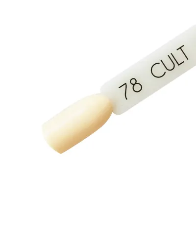 CULT Lakier Hybrydowy Delikatny Żółty Pastelowy Nude 15 ml UV/LED Soft Pale 78