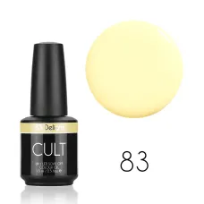 CULT Lakier Hybrydowy Delikatny Żółty Pastelowy Nude 15 ml Delight 83