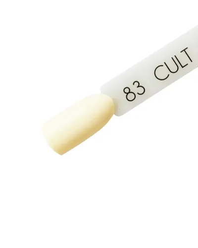 CULT Lakier Hybrydowy Delikatny Żółty Pastelowy Nude 15 ml UV/LED Delight 83