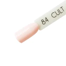 CULT Lakier Hybrydowy Delikatny Brzoskwiniowy Pastelowy Nude 15 ml Pale 84