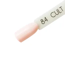 CULT Lakier Hybrydowy Delikatny Brzoskwiniowy Pastelowy Nude 15 ml Pale 84