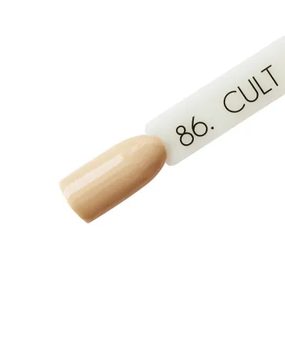 CULT Lakier Hybrydowy Delikatny Beżowy Cielisty Pastelowy Nude 15 ml UV/LED Soft Sand 86