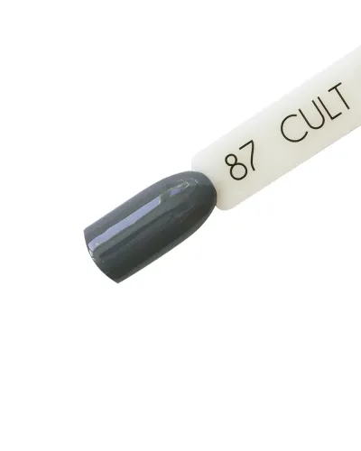 CULT Colour Gel | Lakier Hybrydowy 15 ml UV/LED Szary Dymny 87