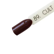 CULT Lakier Hybrydowy Ciemno Fioletowy 15 ml Rich 89