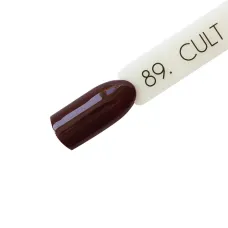 CULT Lakier Hybrydowy Ciemno Fioletowy 15 ml Rich 89